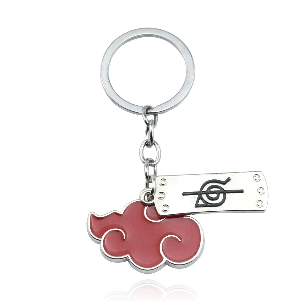 Anime Uchiha Itachi Sharingan Metal Keychain - Cartoon Key Ring Holder and Toy for Children, Ideal Gift