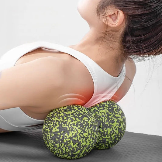 Fitness EPP Massage Ball: Yoga Gym Tool for Medical Exercise, Peanut Fascia Roller - Back, Foot, Cervical Spine Rehabilitation