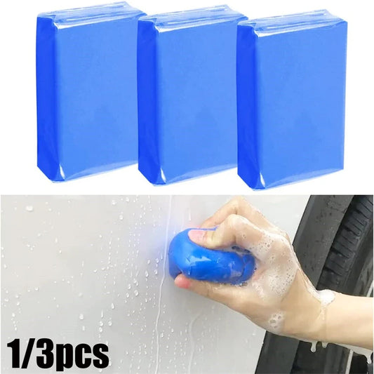 Magic Blue Clay Bar: Auto Car Clean Wash Cleaner for Sludge and Mud Removal - Car Detailing Accessory, 1-3pcs