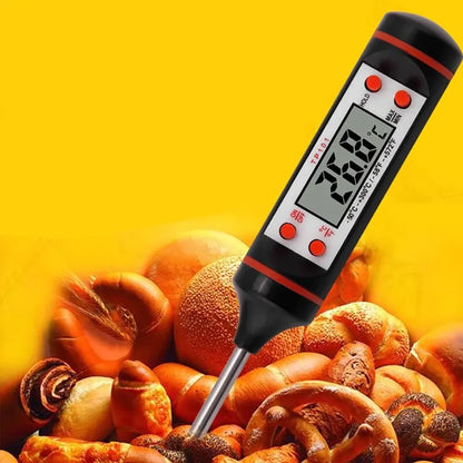 Digital Probe Kitchen Thermometer: Electronic Liquid Grill Thermometer for Food Baking