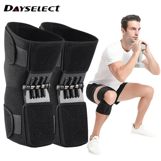 Knee Support Medical Brace - Power Lift Spring Stabilizer for Joint Support, Gym and Sports Health Care