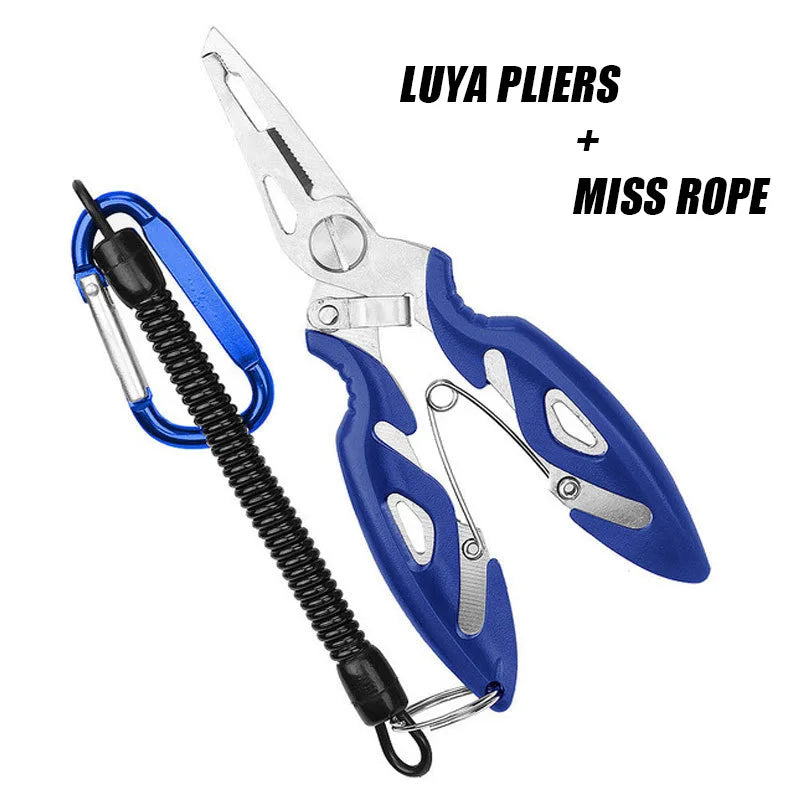 Multifunction Fishing Pliers: Hook Picker with Lost Rope Hanging Buckle - Scissors for Small Lure Fishing Supplies and Accessories