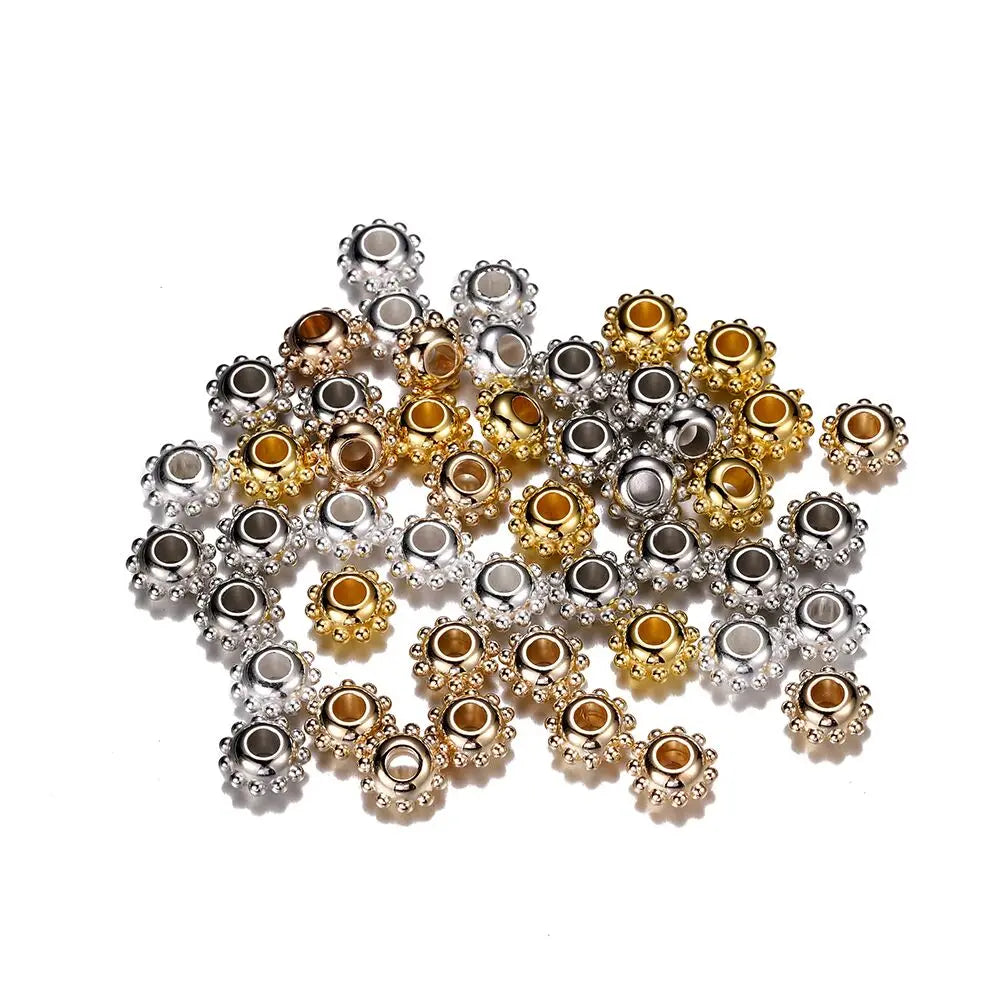 Irregular Loose Spacer Bead - 100/200Pcs CCB Bead Charm for DIY Necklace Bracelet - Jewelry Making Supplies & Accessories