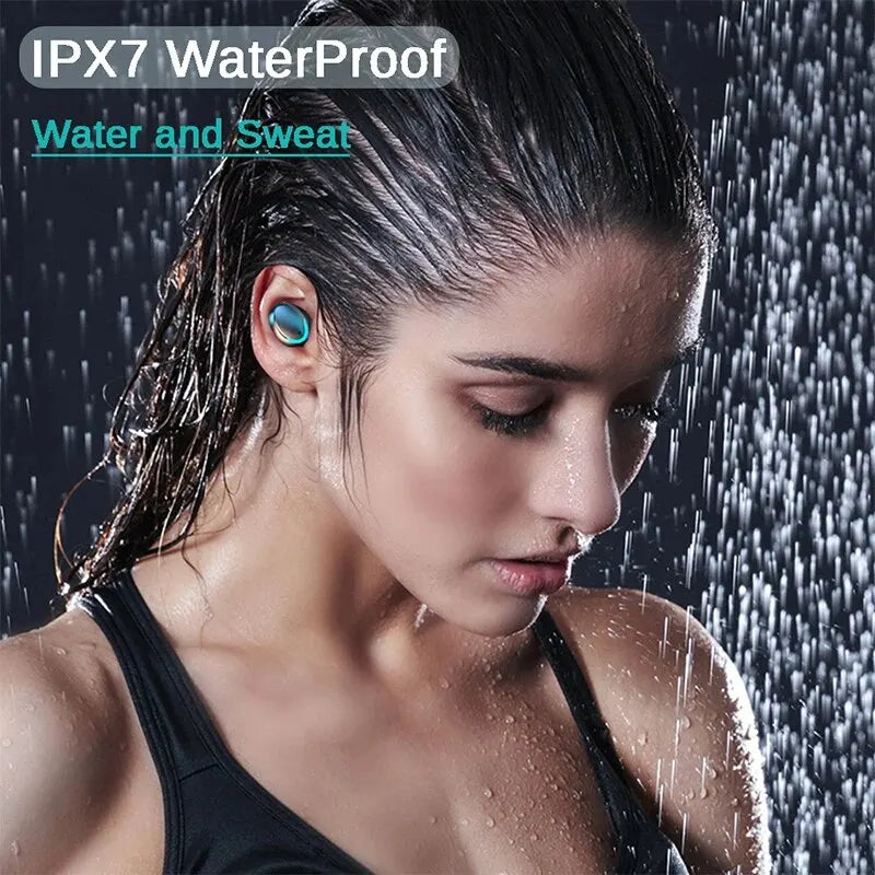 F9 Wireless Earphones: LED Display Binaural TWS Bluetooth Headset, Waterproof Noise Reduction Bluetooth Headphones