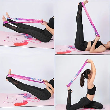 Adjustable Yoga Mat Strap – Sports Stretch Strap with Shoulder Straps for Yoga Mat Storage and Carrying