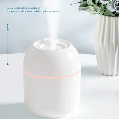 Portable Water Drop Humidifier: USB Desktop Indoor Air Atomization Humidifier - Household Mute Large Spray