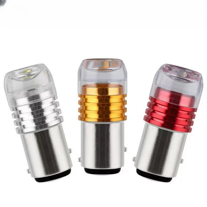 1/2PCS Car Tail Brake Light Strobe - Flashing LED Lamp and Motorcycle Warning Light Bulb | 12V Red Rear Taillight