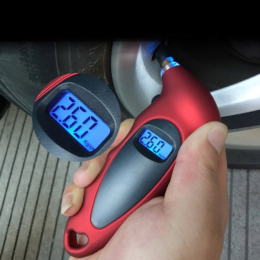 New Digital Tire Pressure Gauge: Backlight LCD Tyre Air Monitoring Meter - High Precision Handheld Tester Tool for Car Truck, up to 150PSI