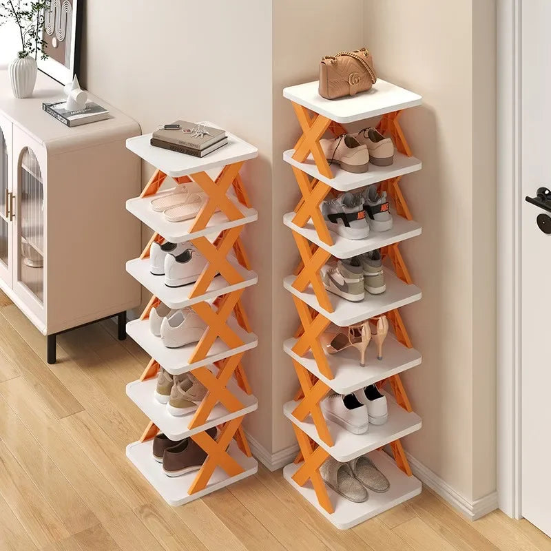 Detachable Shoe Rack Storage Organizer - Multi-Layer Space-Saving Shoe Shelf for Household Use