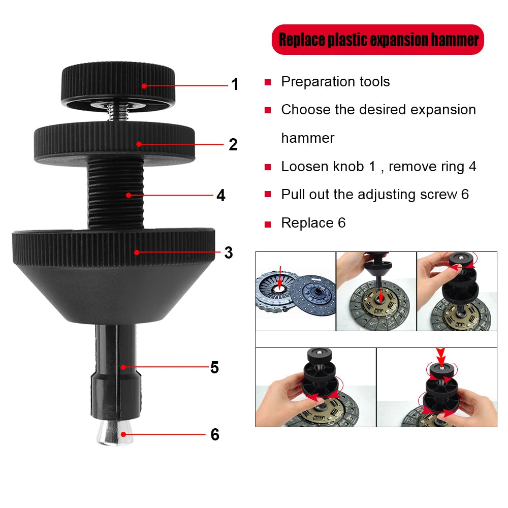 Universal Car Clutch Repair Tool: Clutch Alignment Dismantle & Fixing Machine - Plastic Auto Clutch Alignment Tool