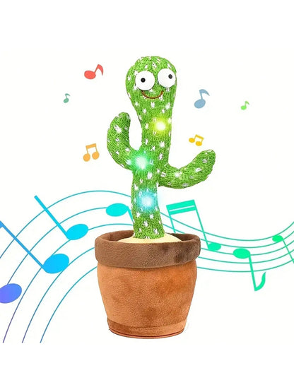 Sunny Cactus Up Plus - Dancing Talking Cactus Toy for Baby Boys and Girls - Singing, Mimicking, Recording, and Repeating Fun for Kids