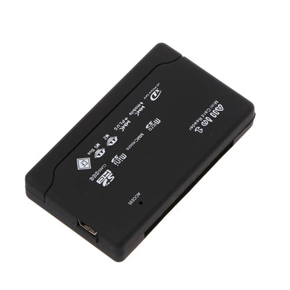 7-in-1 All-In-One Memory Card Reader – External USB, Supports SDHC, M2, MMC, XD, CF – Flash Memory Card Reader and Writer