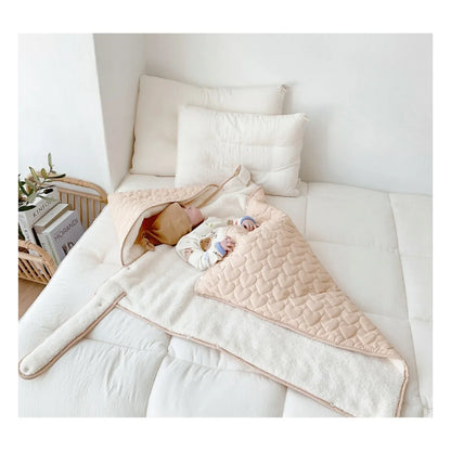 Winter Stroller Blanket - Fleece Warm Baby Blanket, Newborn Swaddle, and Windproof Cloak