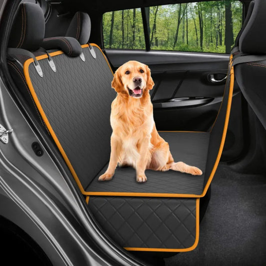 Waterproof Dog Car Seat Cover: Pet Travel Carrier Hammock - Rear Back Seat Protector Mat for Safety and Comfort