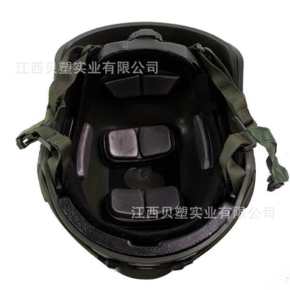 FAST Helmet Airsoft MH - Thickened ABS MH Helmet for Outdoor PJ Air Gun Shooting & CS Protective Equipment