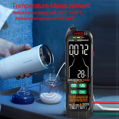 USB Charge Smart Digital Multimeter - Professional AC/DC Current & Voltage Detector Pen | Capacitance, Temperature, Auto Range Tester