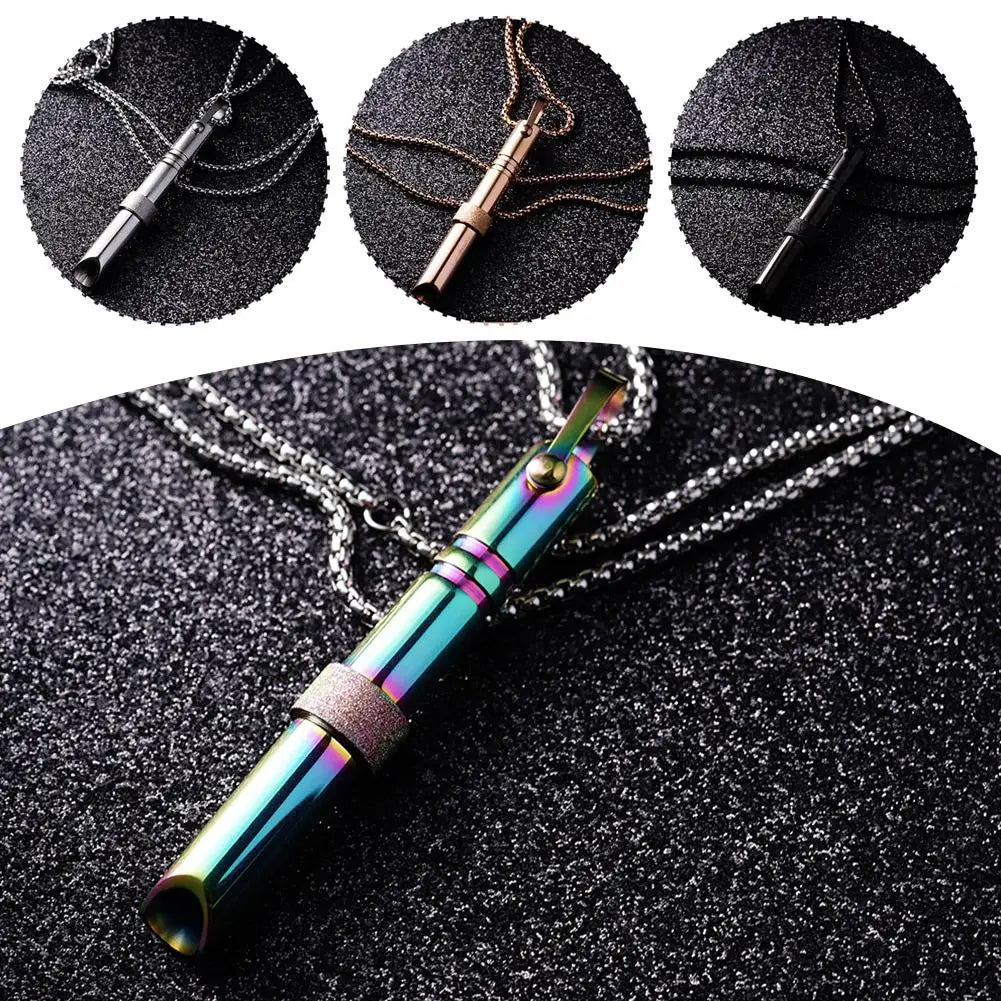 Mindfulness Breathing Tool Necklace - Natural Calming Relief Chain Breathlace for Stress, Anxiety, and Quit Smoking Relief