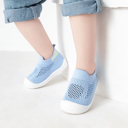 New Spring Mesh Knit Baby Shoes – Breathable Slip-On Sneakers for Toddlers, Kids (0-3T) – Summer Non-Skid Prewalkers