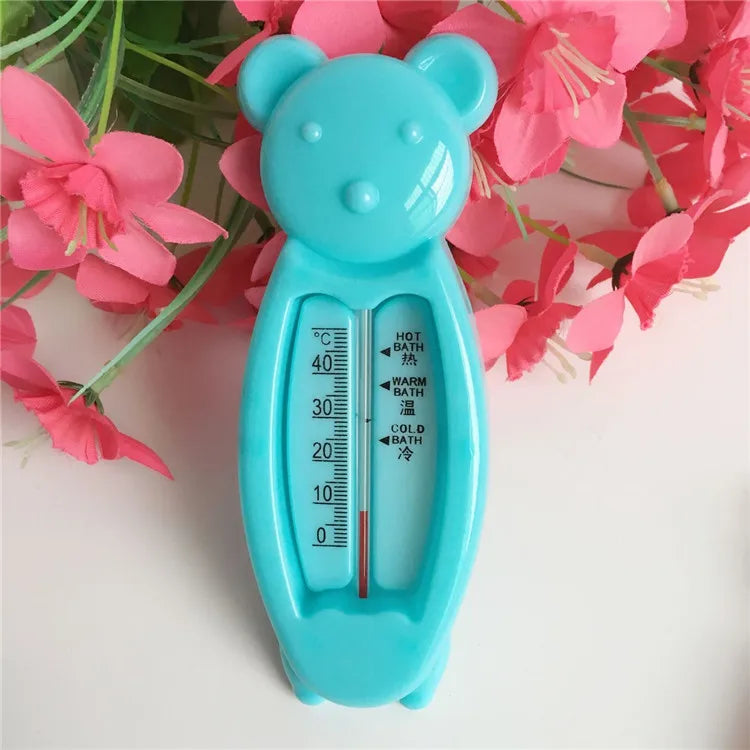 2024 Cartoon Floating Bear Baby Water Thermometer: Cute Kids Bath Toy - Plastic Tub Water Sensor for Accurate Temperature Monitoring