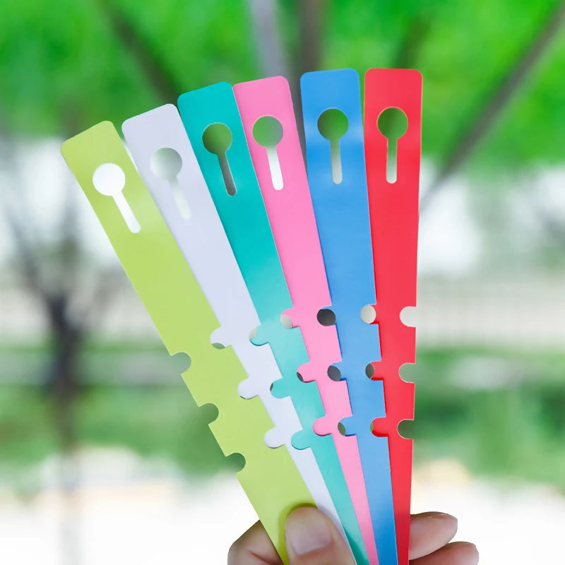 Waterproof Plastic Plant Markers - 50-100pcs Plant Hanging Tags, Gardening Label Tools for Garden Pots & Planters