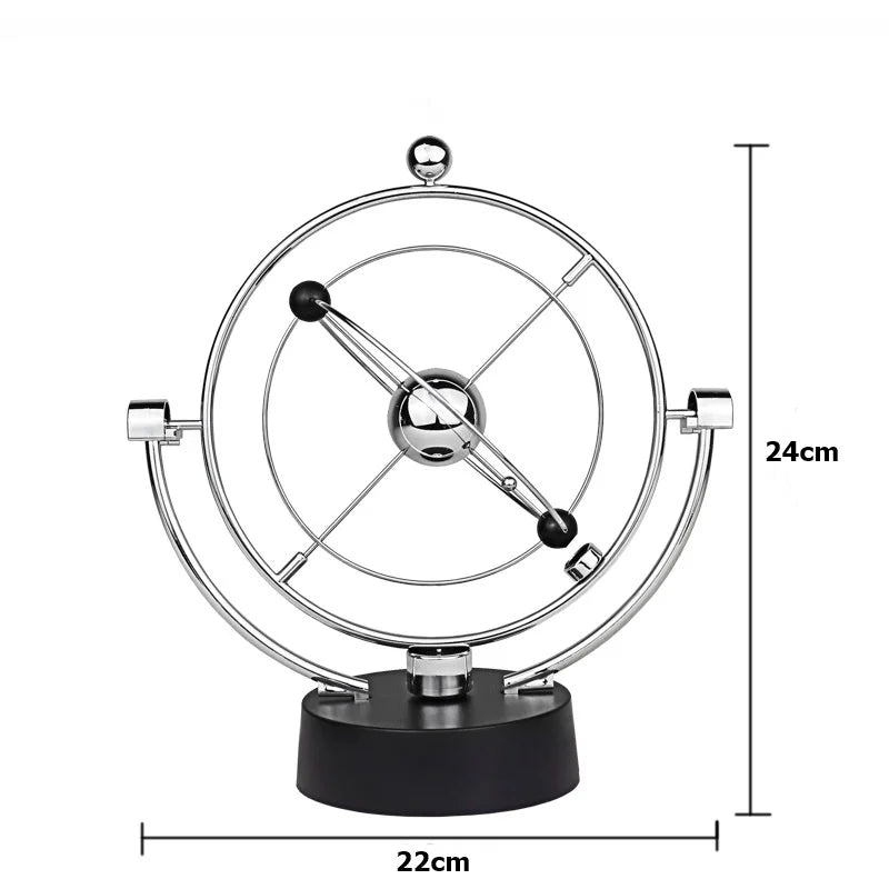 Newton Pendulum Ball - Rotating Balance Ball Perpetual Motion Toy, Physics Tumbler Craft for Home Decoration