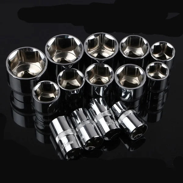 Newly Upgraded Wrench Socket Set - Essential Hardware for Car, Boat, Motorcycle, and Bicycle Repairs