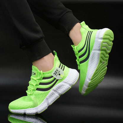 Men's Breathable Sneakers - Comfortable Running & Casual Sports Shoes, Classic Tenis Masculino with Women's Platform Sneaker