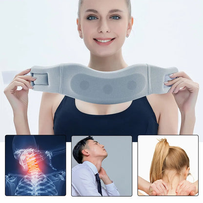 Soft Sponge Cervical Support Collar: Breathable Neck Brace for Comfortable Spine Support - Relief for Neck Pain