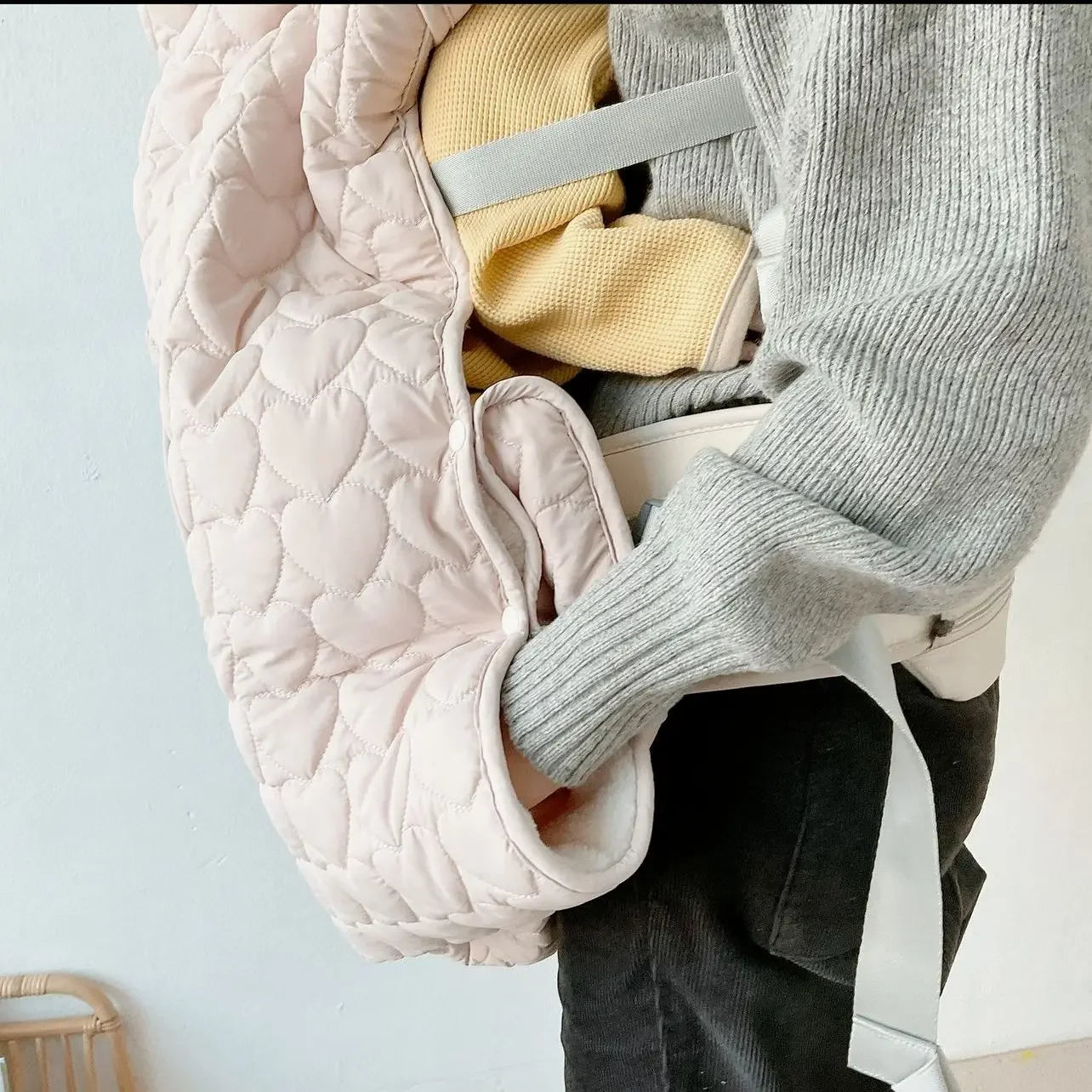 Winter Stroller Blanket - Fleece Warm Baby Blanket, Newborn Swaddle, and Windproof Cloak