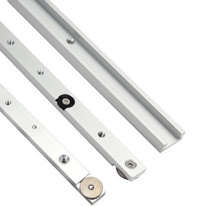 Durable Aluminium Alloy T-Tracks Slot & Miter Bar Slider: Woodworking Tool for Table Saw Miter Gauge Rod - Long-lasting Performance