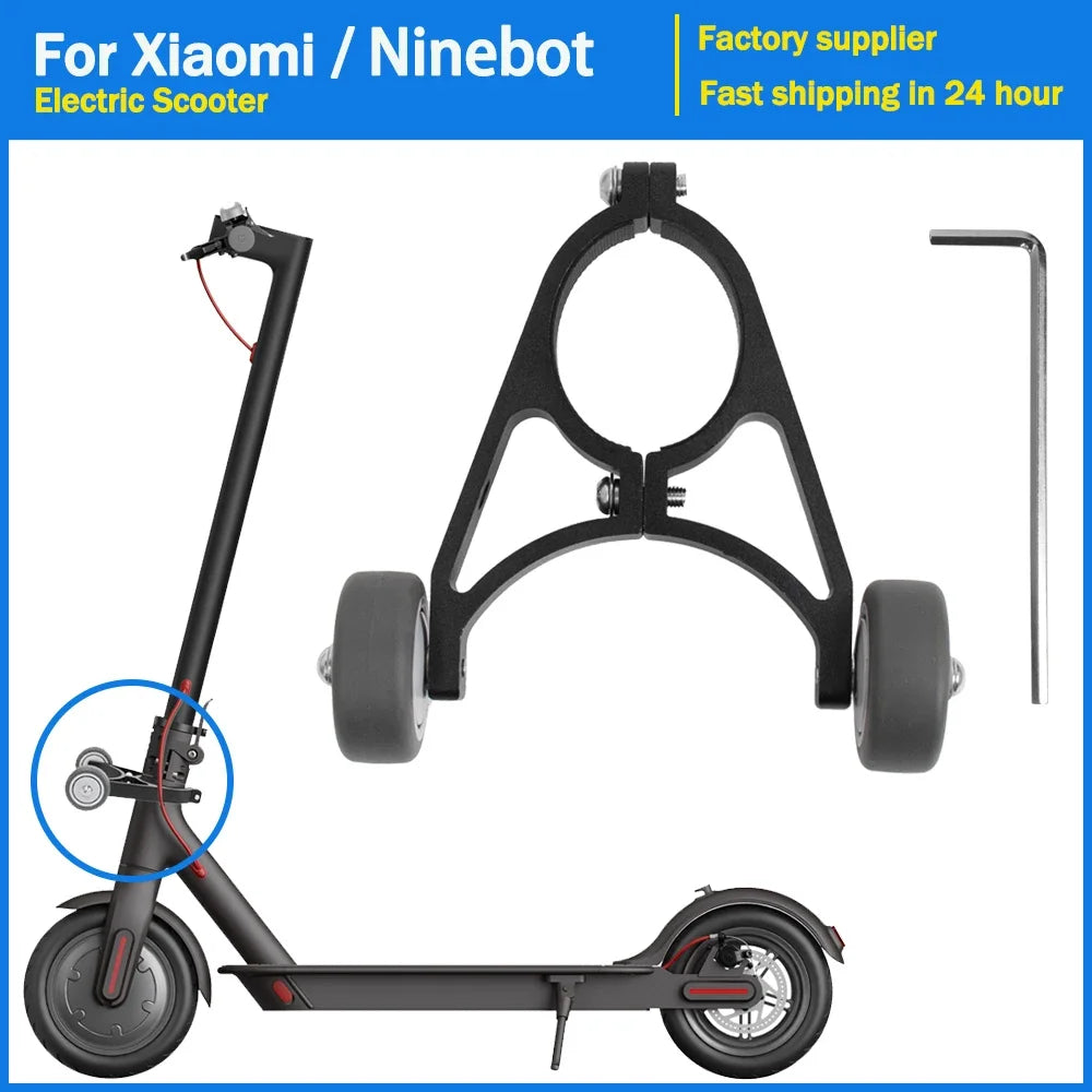 Xiaomi M365 1S Pro Electric Scooter Handstand Stand | Folding Storage Bracket for Ninebot F20 F30 F40 | Auxiliary Wheel Brackets Included