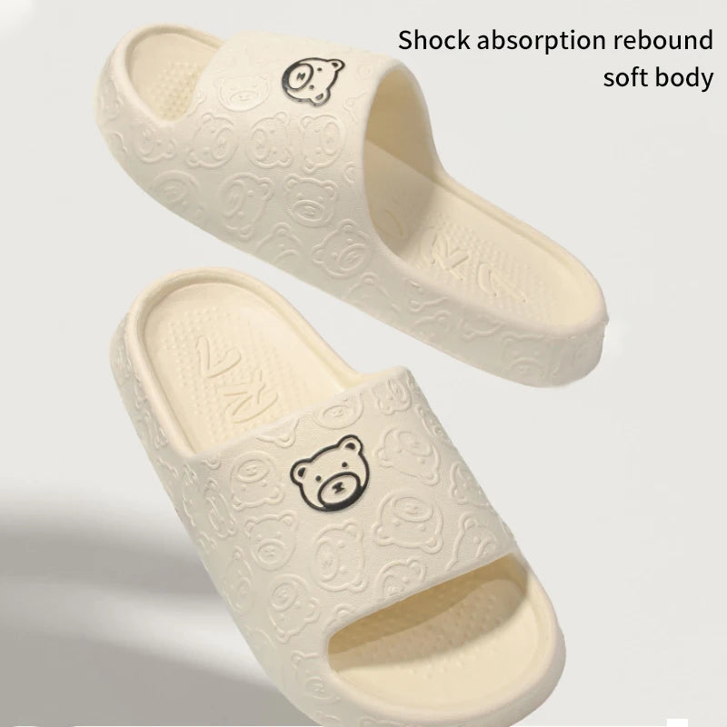 Non-Slip Slippers for Women – 2024 New Indoor Bathroom Sandals, Summer EVA Home Footwear