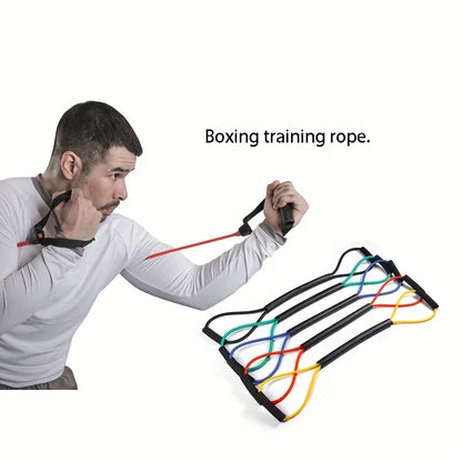 Boxing Training Elastic Resistance Rope - Speed and Agility Trainer for Sanda, Muay Thai, Kickboxing