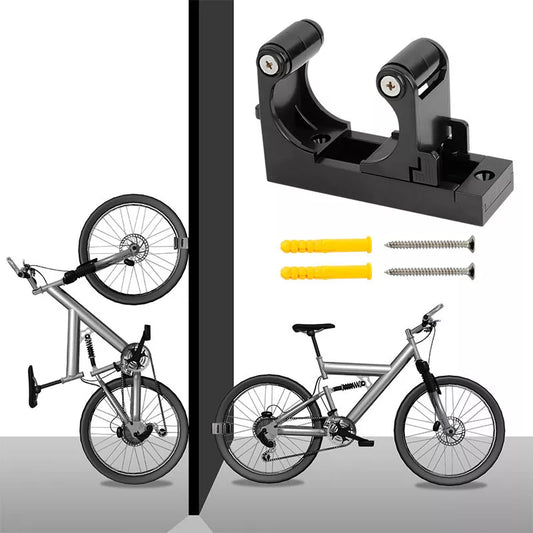 Deemount Mount Bike Hooks | Adjustable Bicycle Wall Holder Rack | Horizontal & Vertical Storage | Fits 1.0-2.8 inches Tube