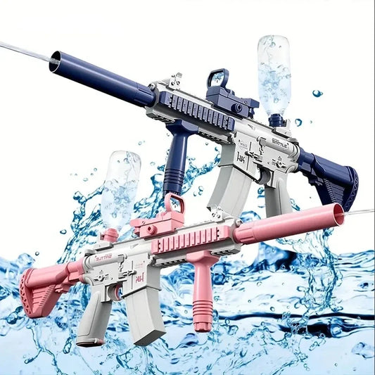 M416 Electric Water Gun - Fully Automatic Shooting Toy for Beach and Outdoor Entertainment, Perfect Gift for Children and Adults