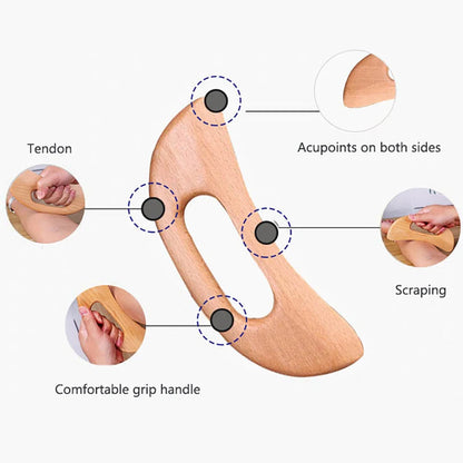 Wooden Gua Sha Tool | Slimming Massage Board for Body Therapy | Scraping & Scraper for Guasha Massage