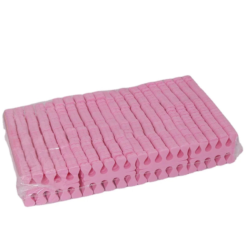 200pcs Nail Art Toe Separators - Soft Sponge for Manicure and Pedicure - UV Gel Polish Beauty Tools, Manicure Pedicure Kit