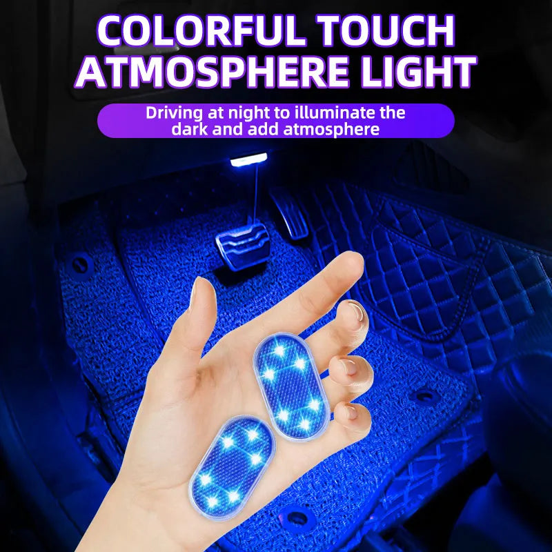 Car Touch Interior Light - Hand Car Roof Magnets Ceiling Lamp for Indoor Car Lighting and Night Reading - USB Charging Reading Lamp