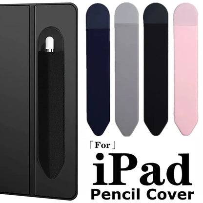 Adhesive Pencil Case for Apple Pencil 2/1 | Stick Holder for iPad Pencil Cover | Tablet Touch Stylus Pouch Bag Sleeve