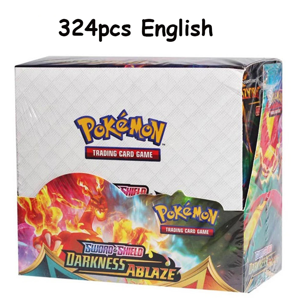 Newest 324Pcs Pokemon Cards - Sun and Moon XY Evolutions Booster Box, Collectible Trading Card Game for Children