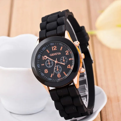 2023 New Fashion Luxury Women’s Watch – Quartz Wrist Watch with Silicone Strap, Brand Jewelry for Females – Relogio Feminino Zegarki