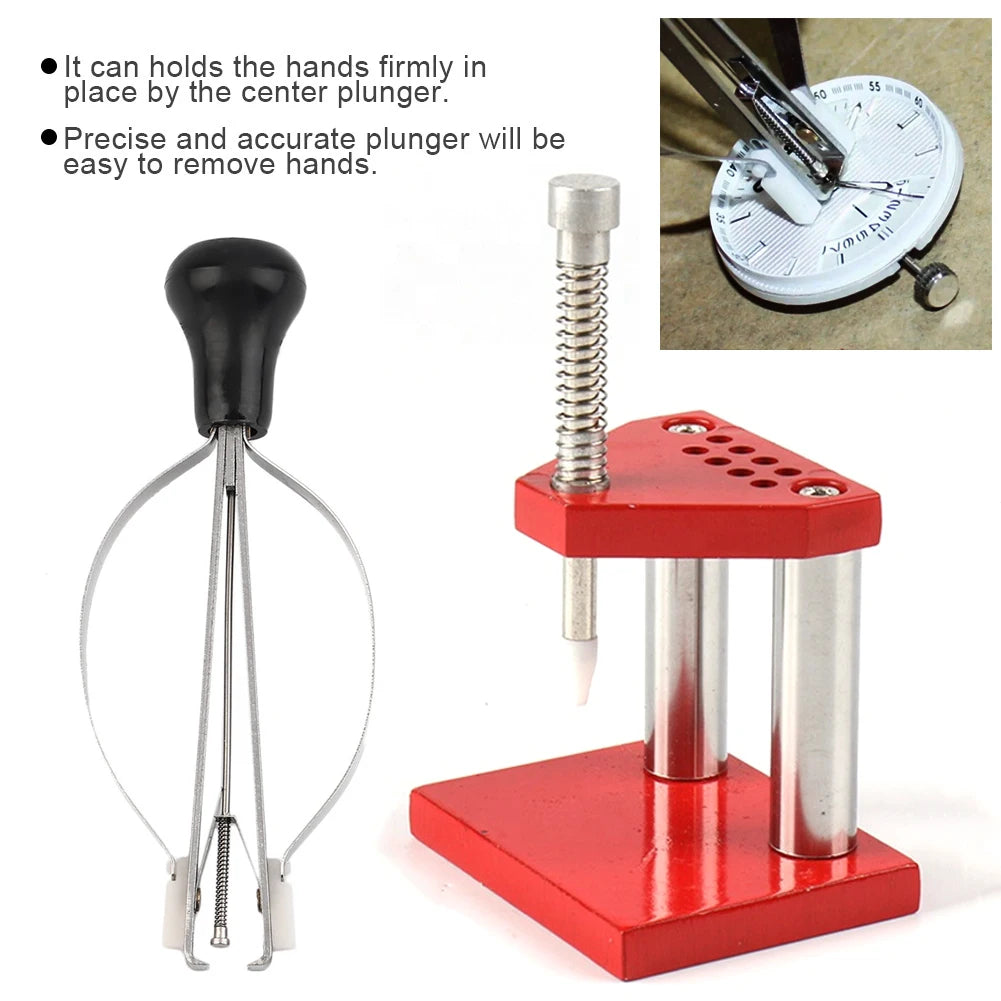 Watch Hand Plunger Puller: Alloy Steel Remover Opener Hand Set - Essential Watch Repair Tool for Watchmakers