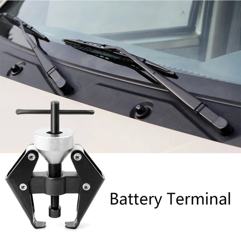 Ultimate Car Repair Tool: Battery Terminal & Alternator Bearing Remover + Windshield Wiper Arm Puller - Professional Grade