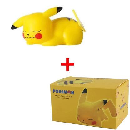 10 Piece Pokemon Night Light Set: Pikachu, Gengar, Charizard, Psyduck, Squirtle - Soft Glowing Bedside Lamps for Kids