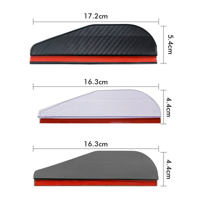 2PCS Car Rearview Mirror Rain Eyebrow - Carbon Fiber Sun Visor Shade Cover Protector for Clear Vision - Rain Car Mirror Accessories