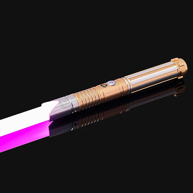 RGB Metal Lightsaber Toy - Laser Sword with Light and Sound Effects, Durable Kpop Lightstick for Play and Display