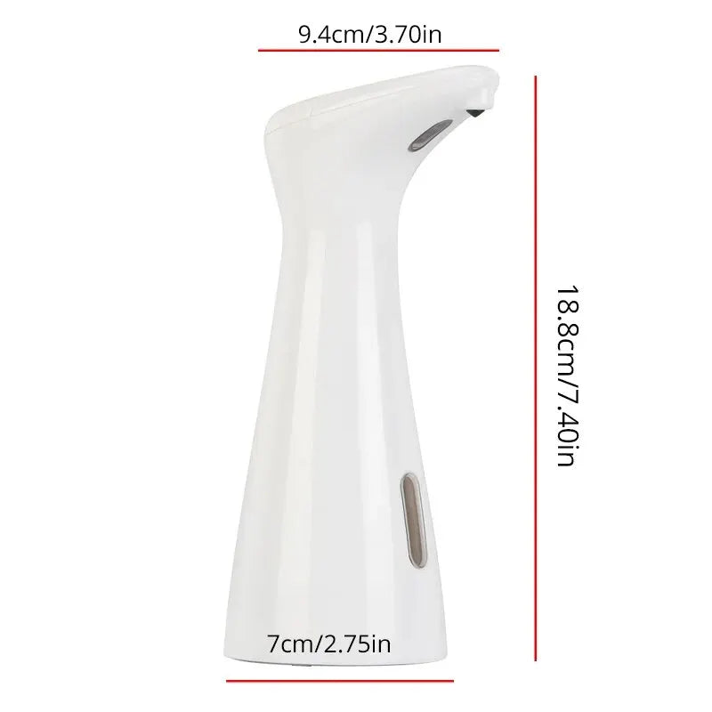 High-Quality Automatic Sensor Soap Dispenser: White ABS Waterproof Handpiece for Smart Bathroom Hand Washing