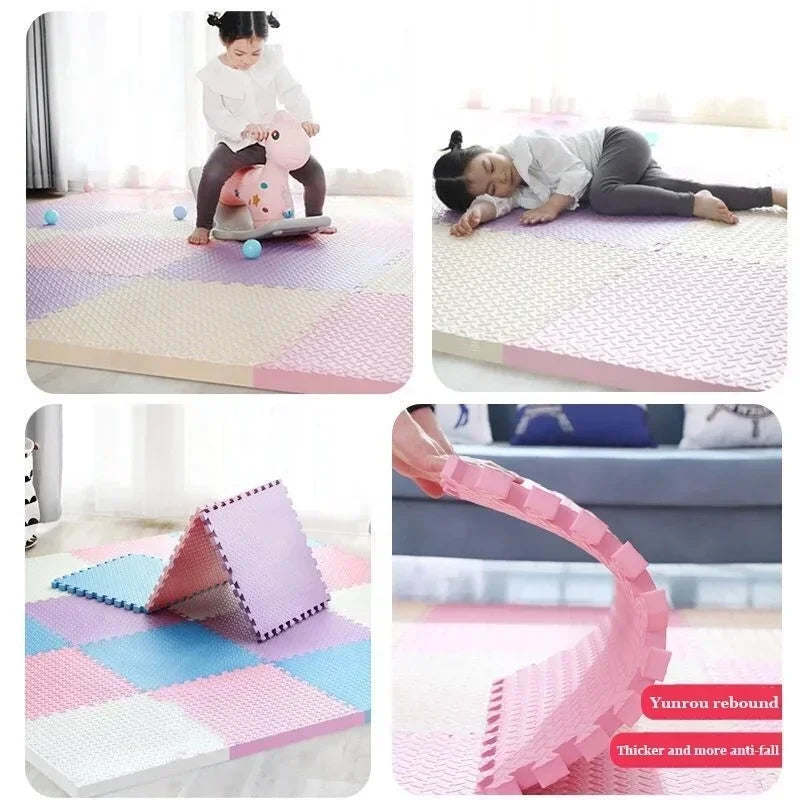 8-16pcs Baby Puzzle Floor Kids Carpet - EVA Foam Play Mat for Children, Educational Toys, Baby Blanket, 30x1cm