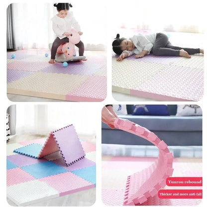 8-16pcs Baby Puzzle Floor Kids Carpet - EVA Foam Play Mat for Children, Educational Toys, Baby Blanket, 30x1cm