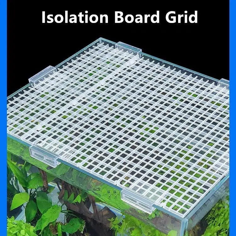 Multi-Function Fish Tank Separator | Aquarium Divider Board | Undergravel Bottom Isolation Board | Filtration Net Grid Plate Tray